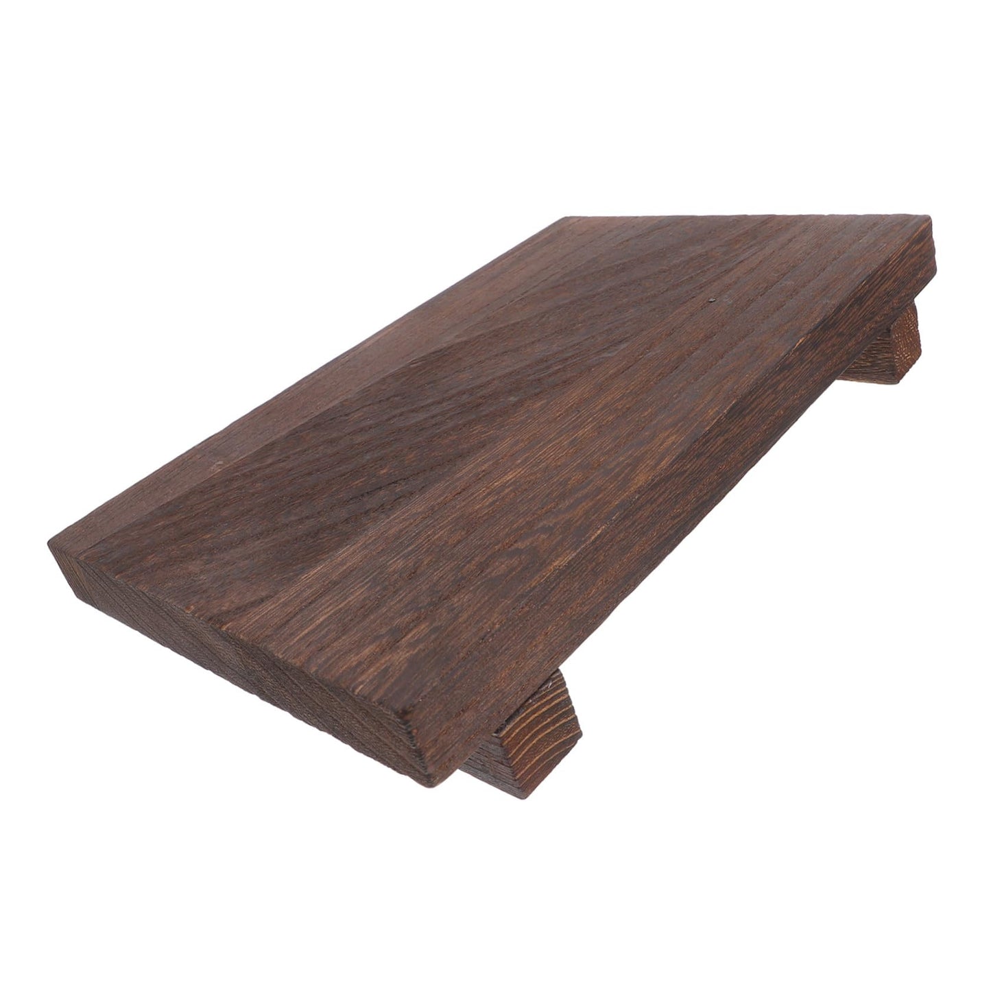 ERINGOGO Sturdy Wood Desktop Storage Rack: Square Design for Collectibles Photos and Home Decor Display