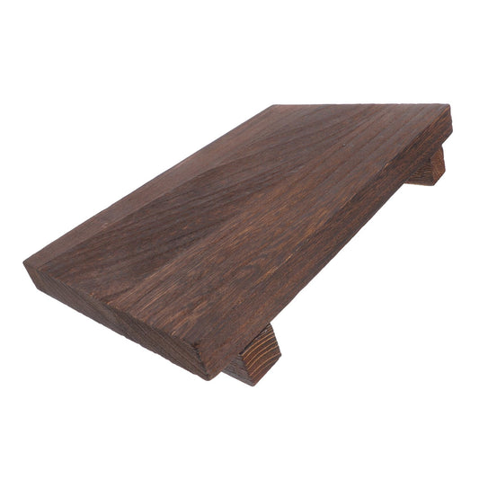 ERINGOGO Sturdy Wood Desktop Storage Rack: Square Design for Collectibles Photos and Home Decor Display