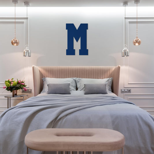 Wooden Letters and Numbers 17 Inch, Big Wooden Number 9 Shape Cutout Vintage Sports Style Unfinished Wood Alphabet Numbers for Wall Decor Nursery Name Painting Crafts Party Room Home Decoration